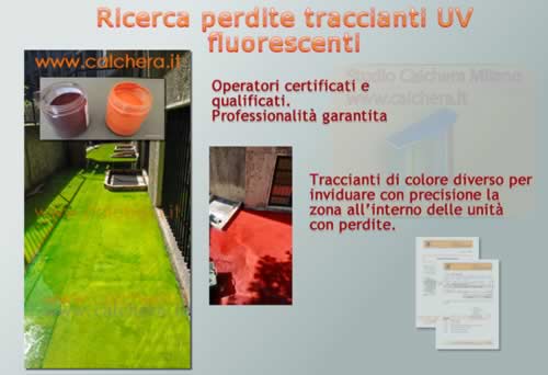Traccianti uv perdite acqua