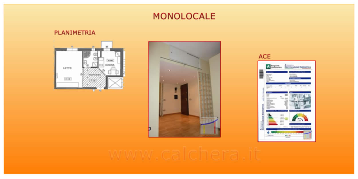 Dettaglio finiture e vetrocemento monolocale Milano